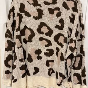 Leopard Print Sweater good condition. Ideal for multiple occasions